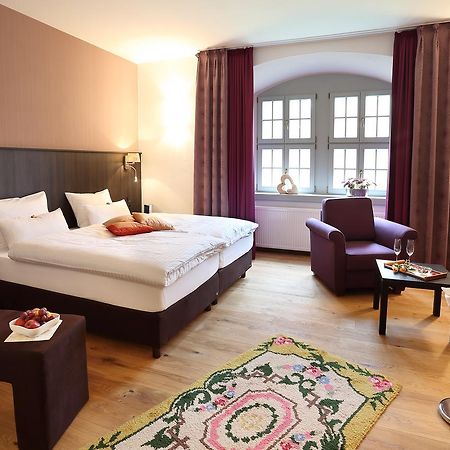 Hotel Garni Schloss Schoenberg Bad Brambach Esterno foto