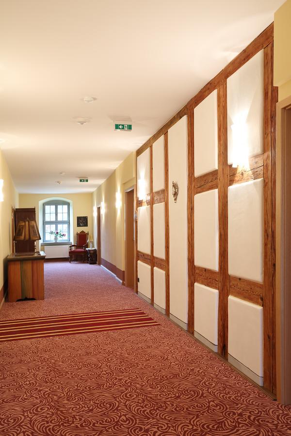 Hotel Garni Schloss Schoenberg Bad Brambach Esterno foto